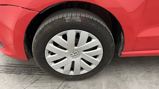 Used 2020 Volkswagen Polo [2018-2022] Comfortline 1.0L (P) Petrol Manual tyres LEFT FRONT TYRE RIM VIEW