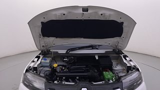 Used 2021 Renault Kwid 1.0L RXT (O) AMT SCE Petrol Automatic engine ENGINE & BONNET OPEN FRONT VIEW