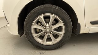 Used 2016 Hyundai Grand i10 Asta 1.2 Kappa VTVT (O) Petrol Manual tyres LEFT FRONT TYRE RIM VIEW