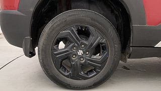 Used 2023 Maruti Suzuki Brezza ZXI AT Dual Tone Petrol Automatic tyres RIGHT REAR TYRE RIM VIEW