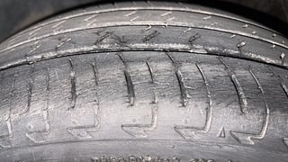 Used 2017 Maruti Suzuki Ignis [2017-2020] Zeta AMT Petrol Petrol Automatic tyres LEFT FRONT TYRE TREAD VIEW