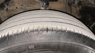 Used 2023 Maruti Suzuki Brezza ZXI AT Dual Tone Petrol Automatic tyres LEFT FRONT TYRE TREAD VIEW