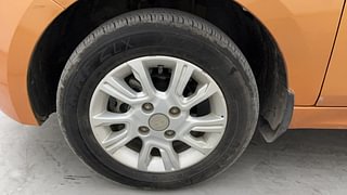 Used 2019 Tata Tiago [2016-2020] Revotron XZ Petrol Manual tyres LEFT FRONT TYRE RIM VIEW
