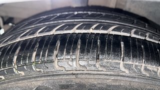 Used 2017 Tata Tiago [2016-2020] Revotron XZA AMT Petrol Automatic tyres RIGHT REAR TYRE TREAD VIEW
