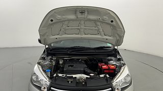 Used 2015 Maruti Suzuki Celerio VXI AMT Petrol Automatic engine ENGINE & BONNET OPEN FRONT VIEW