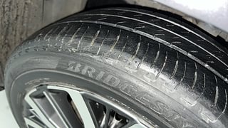 Used 2017 Honda City [2017-2020] ZX CVT Petrol Automatic tyres LEFT FRONT TYRE TREAD VIEW
