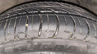Used 2013 Maruti Suzuki Alto K10 [2010-2014] VXi Petrol Manual tyres LEFT FRONT TYRE TREAD VIEW