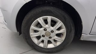 Used 2017 Tata Tiago [2016-2020] Revotron XZA AMT Petrol Automatic tyres LEFT FRONT TYRE RIM VIEW