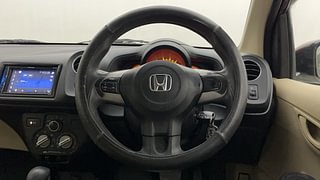 Used 2015 Honda Amaze [2013-2016] 1.2 S AT i-VTEC Petrol Automatic interior STEERING VIEW