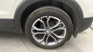 Used 2022 Skoda Kushaq Style 1.0L TSI AT Petrol Automatic tyres LEFT REAR TYRE RIM VIEW