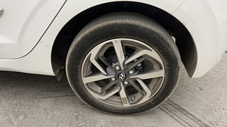 Used 2022 Hyundai Grand i10 Nios Asta 1.2 Kappa VTVT Petrol Manual tyres LEFT REAR TYRE RIM VIEW
