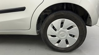 Used 2015 Maruti Suzuki Celerio VXI AMT Petrol Automatic tyres LEFT REAR TYRE RIM VIEW