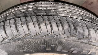 Used 2016 Renault Kwid [2015-2019] RXT Petrol Manual tyres LEFT FRONT TYRE TREAD VIEW