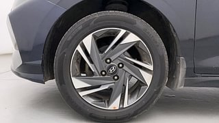 Used 2021 Hyundai New i20 Asta 1.0 Turbo IMT Petrol Manual tyres LEFT FRONT TYRE RIM VIEW