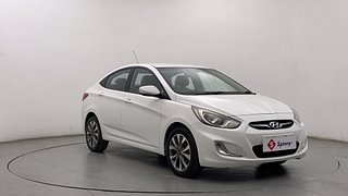 Used 2014 Hyundai Verna [2011-2015] Fluidic 1.6 CRDi SX AT Diesel Automatic exterior RIGHT FRONT CORNER VIEW