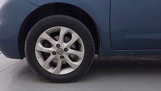 Used 2014 Nissan Micra [2013-2020] XV CVT Petrol Automatic tyres LEFT FRONT TYRE RIM VIEW