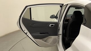 Used 2023 Hyundai Aura SX 1.2 CNG Petrol+cng Manual interior LEFT REAR DOOR OPEN VIEW