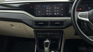 Used 2023 Volkswagen Virtus Highline 1.0 TSI AT Petrol Automatic interior MUSIC SYSTEM & AC CONTROL VIEW