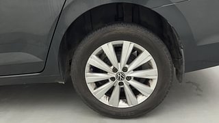 Used 2023 Volkswagen Virtus Highline 1.0 TSI AT Petrol Automatic tyres LEFT REAR TYRE RIM VIEW