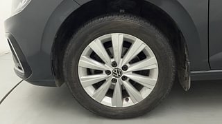 Used 2023 Volkswagen Virtus Highline 1.0 TSI AT Petrol Automatic tyres LEFT FRONT TYRE RIM VIEW
