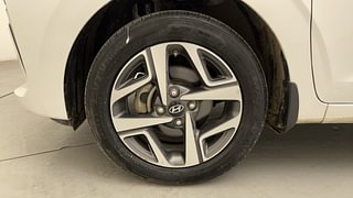 Used 2023 Hyundai Aura SX 1.2 CNG Petrol+cng Manual tyres LEFT FRONT TYRE RIM VIEW