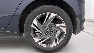 Used 2021 Hyundai New i20 Asta 1.0 Turbo IMT Petrol Manual tyres LEFT REAR TYRE RIM VIEW