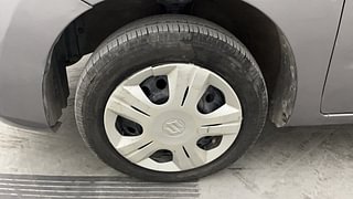 Used 2014 Maruti Suzuki Wagon R 1.0 [2010-2019] VXi Petrol Manual tyres LEFT FRONT TYRE RIM VIEW