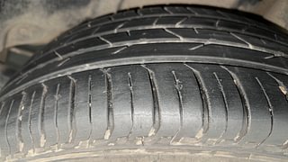 Used 2023 Volkswagen Virtus Highline 1.0 TSI AT Petrol Automatic tyres LEFT REAR TYRE TREAD VIEW