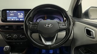 Used 2023 Hyundai Aura SX 1.2 CNG Petrol+cng Manual interior STEERING VIEW
