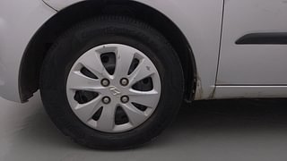 Used 2012 Hyundai i10 [2010-2016] Magna 1.2 Petrol Petrol Manual tyres LEFT FRONT TYRE RIM VIEW
