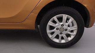 Used 2017 Tata Tiago [2016-2020] Revotron XZA AMT Petrol Automatic tyres LEFT REAR TYRE RIM VIEW