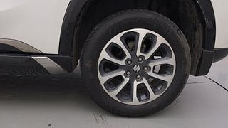 Used 2022 Maruti Suzuki Grand Vitara Alpha Plus Intelligent Hybrid Dual Tone eCVT Hybrid Automatic tyres LEFT REAR TYRE RIM VIEW