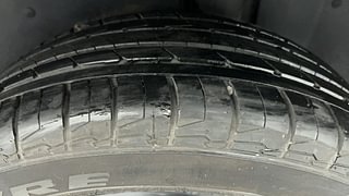 Used 2021 MG Motors Hector Plus Sharp 1.5 Petrol Turbo DCT 6-STR Petrol Automatic tyres LEFT REAR TYRE TREAD VIEW