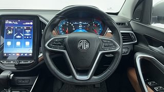 Used 2021 MG Motors Hector Plus Sharp 1.5 Petrol Turbo DCT 6-STR Petrol Automatic interior STEERING VIEW