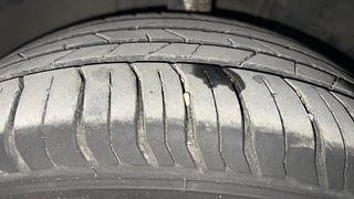 Used 2022 Skoda Slavia Style 1.0L TSI AT Petrol Automatic tyres LEFT FRONT TYRE TREAD VIEW