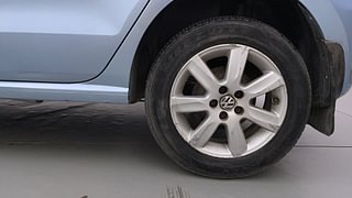 Used 2012 Volkswagen Polo [2010-2014] Highline1.2L (P) Petrol Manual tyres LEFT REAR TYRE RIM VIEW