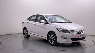 Used 2015 Hyundai Fluidic Verna 4S [2015-2017] 1.6 CRDi SX AT Diesel Automatic exterior RIGHT FRONT CORNER VIEW