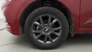 Used 2019 Hyundai Elite i20 [2018-2020] Sportz Plus 1.2 Petrol Manual tyres LEFT FRONT TYRE RIM VIEW