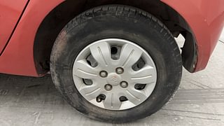 Used 2010 Hyundai i10 Sportz 1.2 AT Petrol Automatic tyres LEFT REAR TYRE RIM VIEW