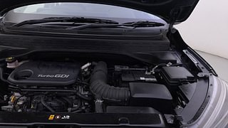 Used 2022 Kia Sonet HTX 1.0 iMT Petrol Manual engine ENGINE LEFT SIDE HINGE & APRON VIEW