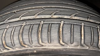 Used 2021 Hyundai Verna SX IVT Petrol Petrol Automatic tyres LEFT FRONT TYRE TREAD VIEW