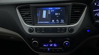 Used 2019 Hyundai Verna [2017-2020] 1.6 VTVT SX Petrol Manual interior MUSIC SYSTEM & AC CONTROL VIEW