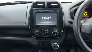 Used 2017 Renault Kwid [2015-2019] 1.0 RXT AMT Petrol Automatic interior MUSIC SYSTEM & AC CONTROL VIEW