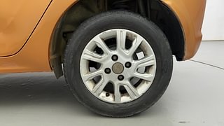 Used 2017 Tata Tiago [2016-2020] Revotorq XZ Diesel Manual tyres LEFT REAR TYRE RIM VIEW