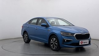 Used 2022 Skoda Slavia Style 1.0L TSI AT Petrol Automatic exterior RIGHT FRONT CORNER VIEW