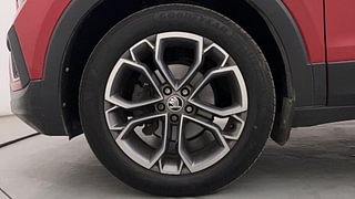 Used 2021 Skoda Kushaq Style 1.0L TSI AT Petrol Automatic tyres LEFT FRONT TYRE RIM VIEW
