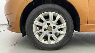 Used 2017 Tata Tiago [2016-2020] Revotorq XZ Diesel Manual tyres LEFT FRONT TYRE RIM VIEW