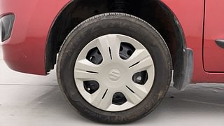 Used 2015 Maruti Suzuki Wagon R 1.0 [2010-2019] VXi Petrol Manual tyres LEFT FRONT TYRE RIM VIEW