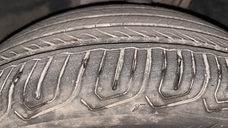 Used 2022 Volkswagen Taigun Highline 1.0 TSI AT Petrol Automatic tyres LEFT FRONT TYRE TREAD VIEW