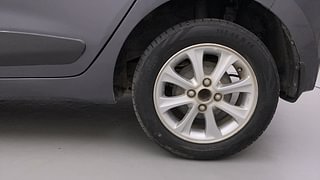 Used 2015 Hyundai Grand i10 Asta AT 1.2 Kappa VTVT Petrol Automatic tyres LEFT REAR TYRE RIM VIEW